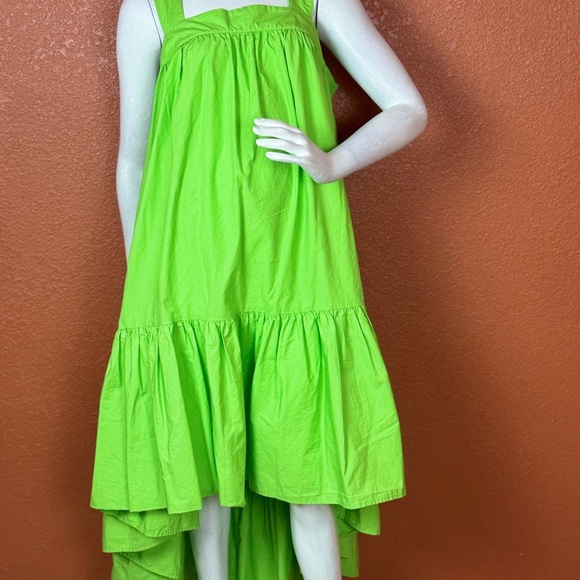 Christopher John Rogers Lime Maxi Dress Size XL - Picture 3 of 15